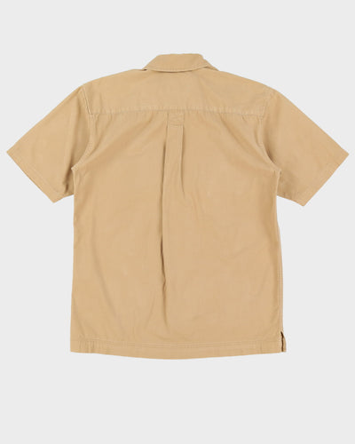 90s Timberland Weathergear Vancouver Park Ranger Beige Work Shirt - M