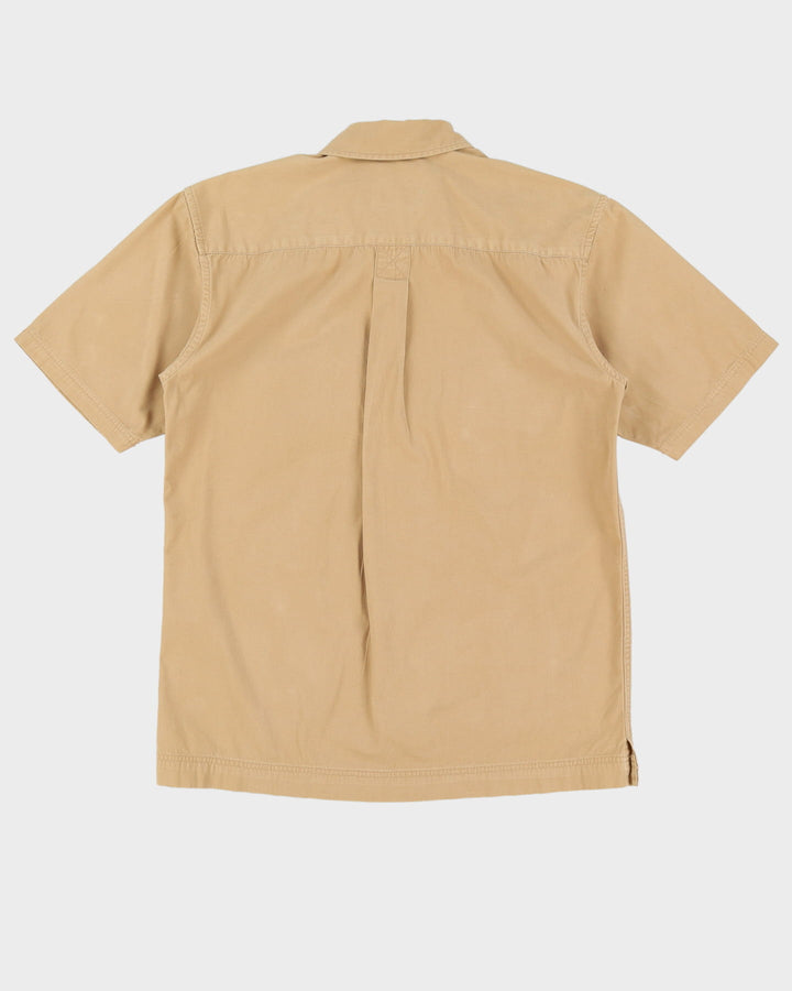 90s Timberland Weathergear Vancouver Park Ranger Beige Work Shirt - M