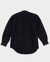 Giorgio Armani Black Button Up Long Sleeve Shirt - M