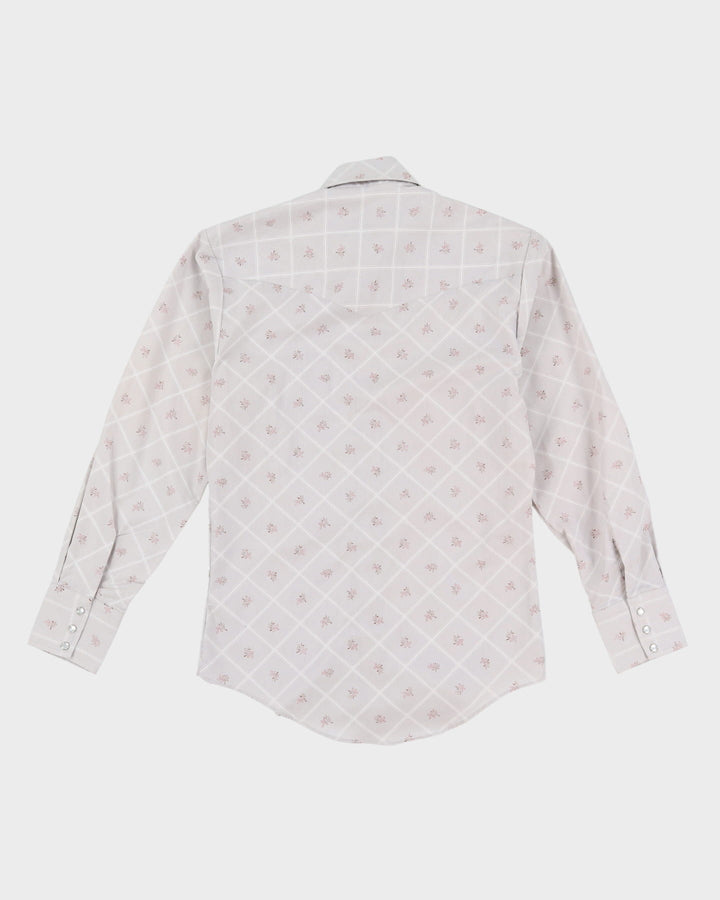 80s Bar-M-Ranch Western Long-Sleeve Button-Up Shirt - S