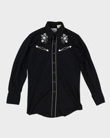 70s MWG Western's Best Western Style Button Up Long-Sleeve Shirt - M