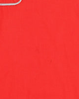 70s Rockmount Ranch Wear Red Button Up Long-Sleeve Western Bib Shirt - M