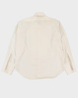 Vintage 70s Arrow White Long-Sleeve Shirt - XL