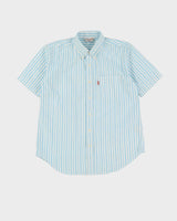 Levi's Red Tab Blue Striped Shirt - M