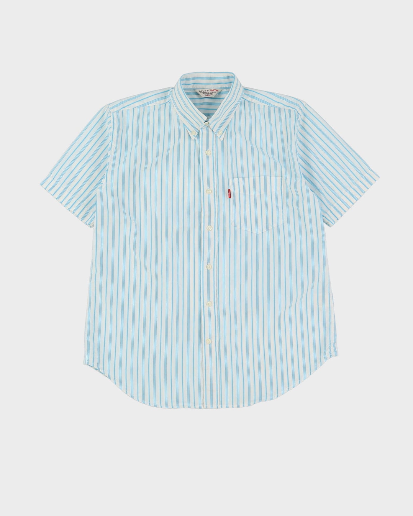 Levi's Red Tab Blue Striped Shirt - M