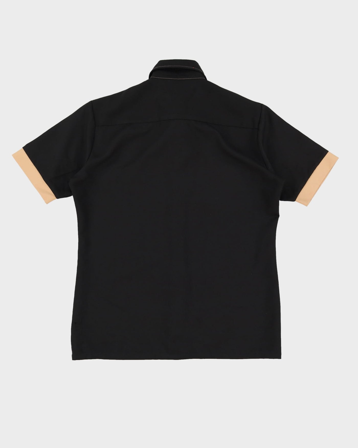 Vintage 70s Lancer Black Short-Sleeve Work Shirt - L