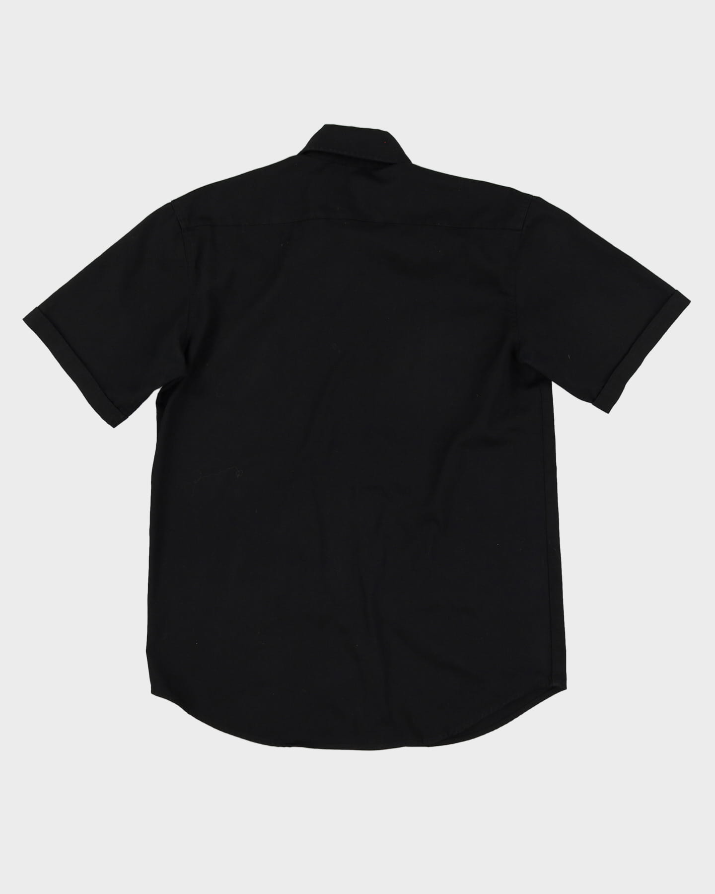 Dickies Black Short-Sleeve Western Work Shirt - M