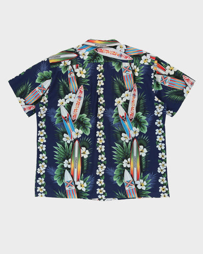 Blue Surf Hawaiian Shirt - XXXL