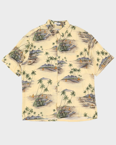 Pierre Cardin Patterned Hawaiian Shirt - XXL