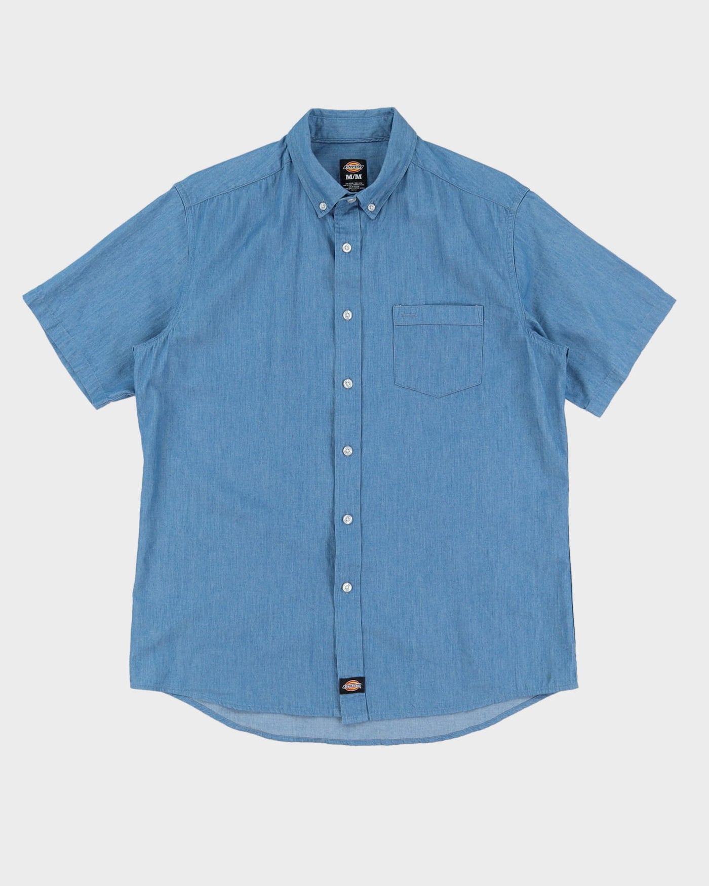 Dickies Blue Short Sleeve Shirt - L