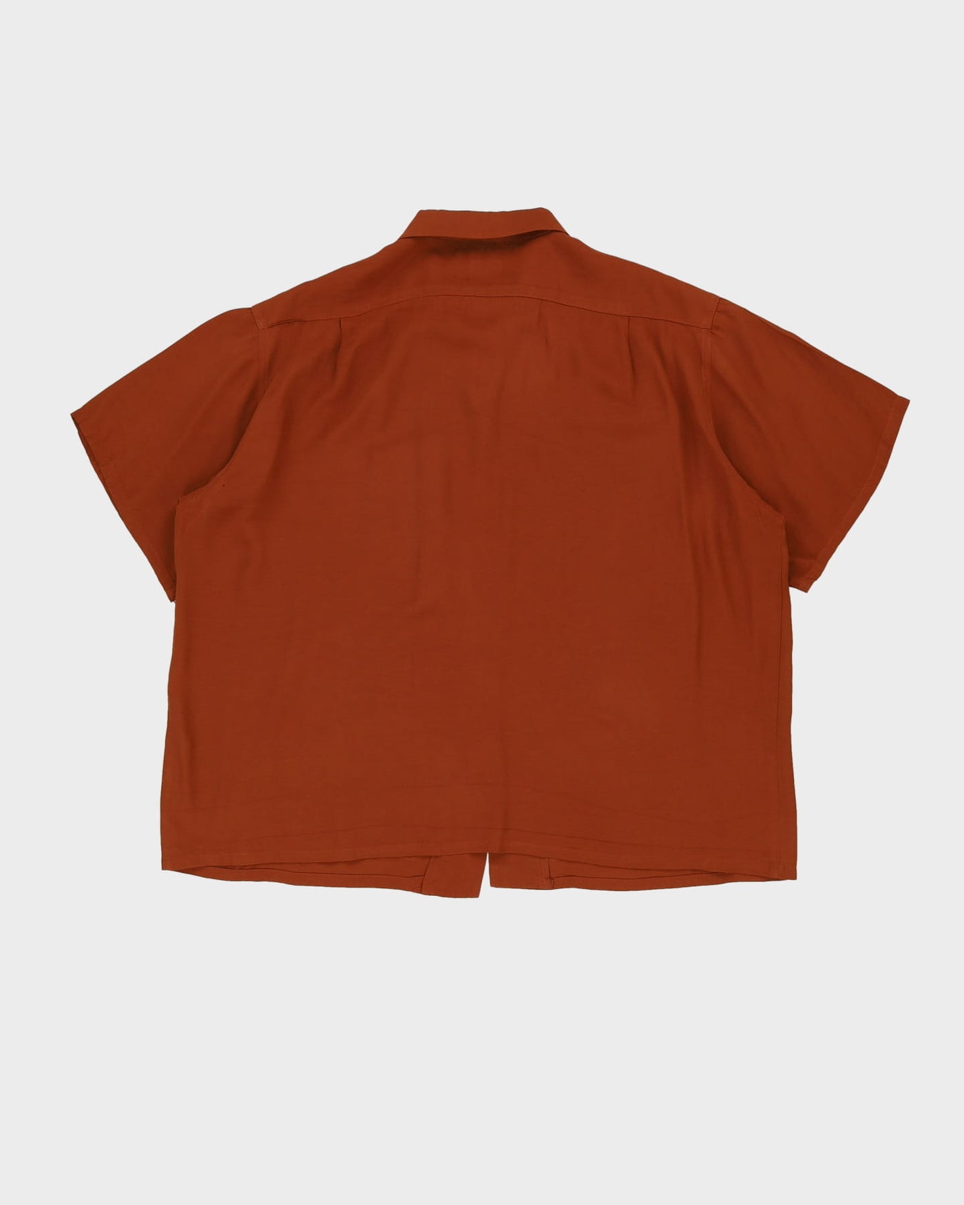 Vintage 1950s Brown Short Sleeve Shirt - XXXL