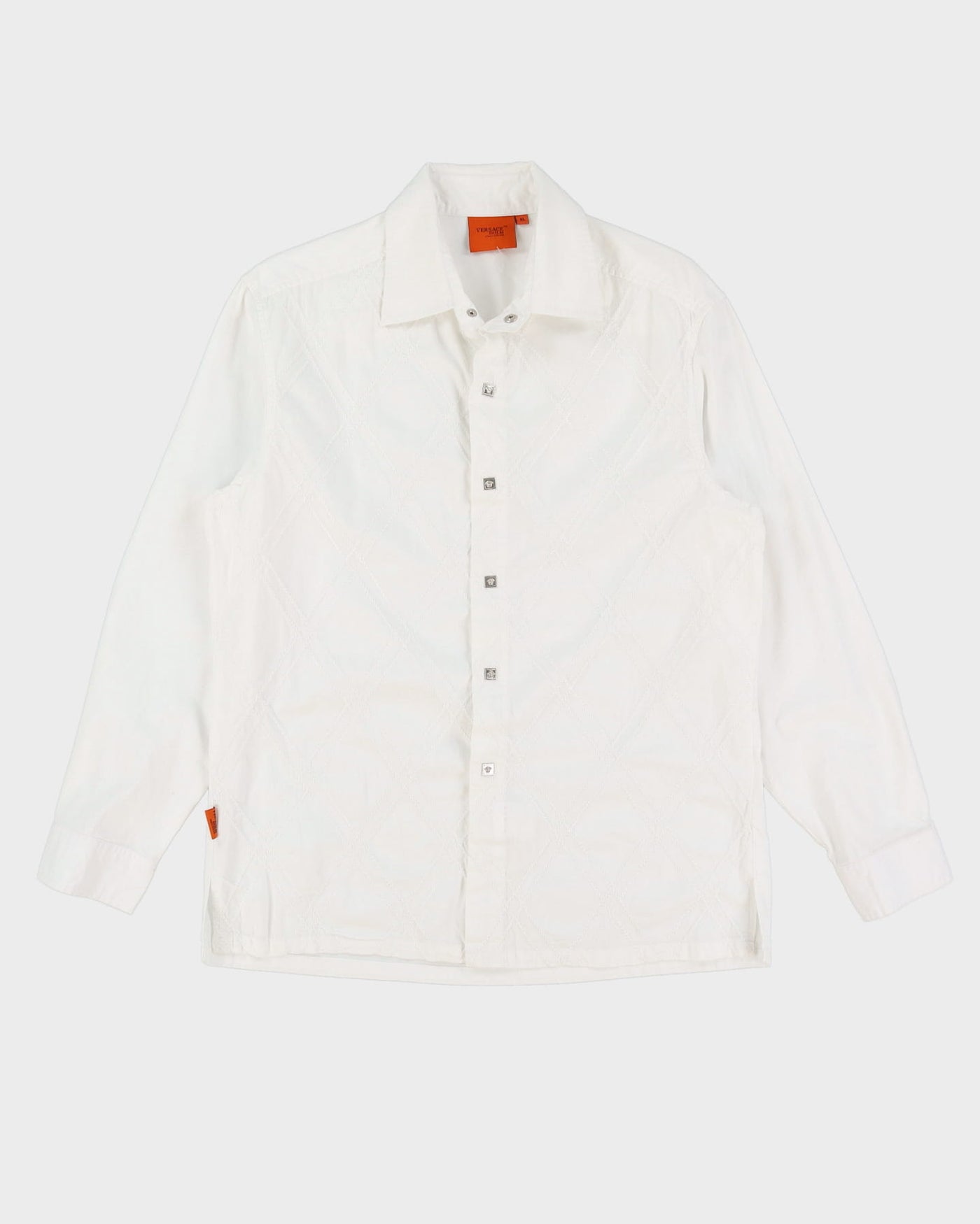 Versace Dolm White Long Sleeve Shirt - L