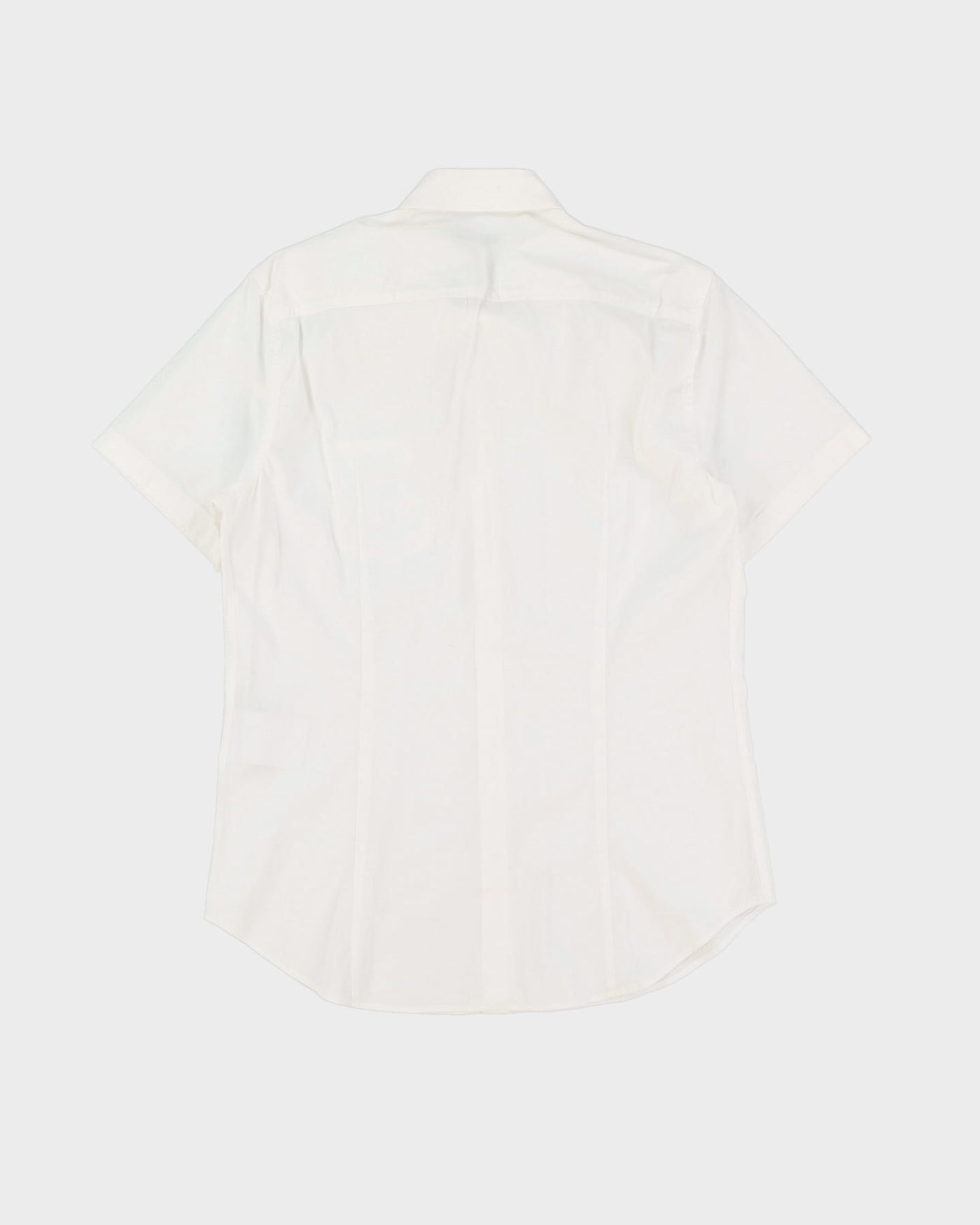 Versace Jeans White Short Sleeve Shirt - M