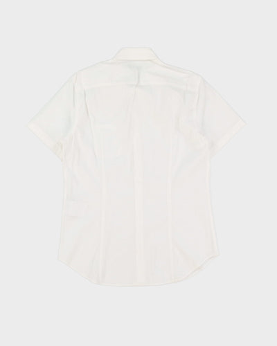 Versace Jeans White Short Sleeve Shirt - M