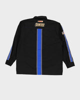 Vintage 90s Castrol Mr Lube Long-Sleeve Black Racing Work Shirt - XL / XXL