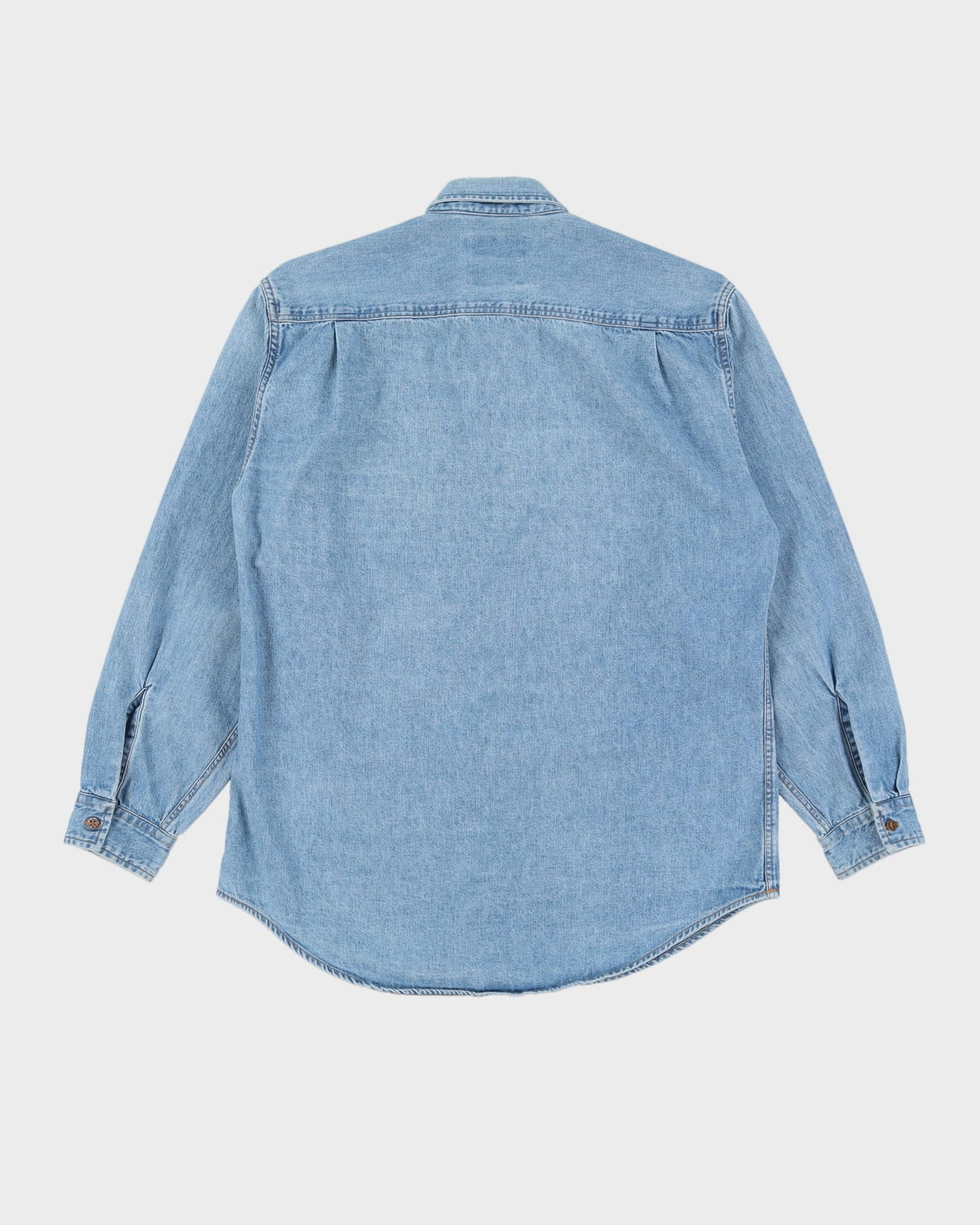 Vintage 90s Levi's Blue Denim Shirt - M