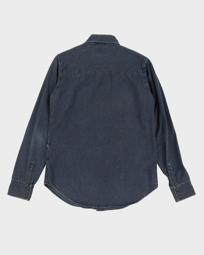 Vintage 90s Levi's Western Denim Long-Sleeve Shirt - S