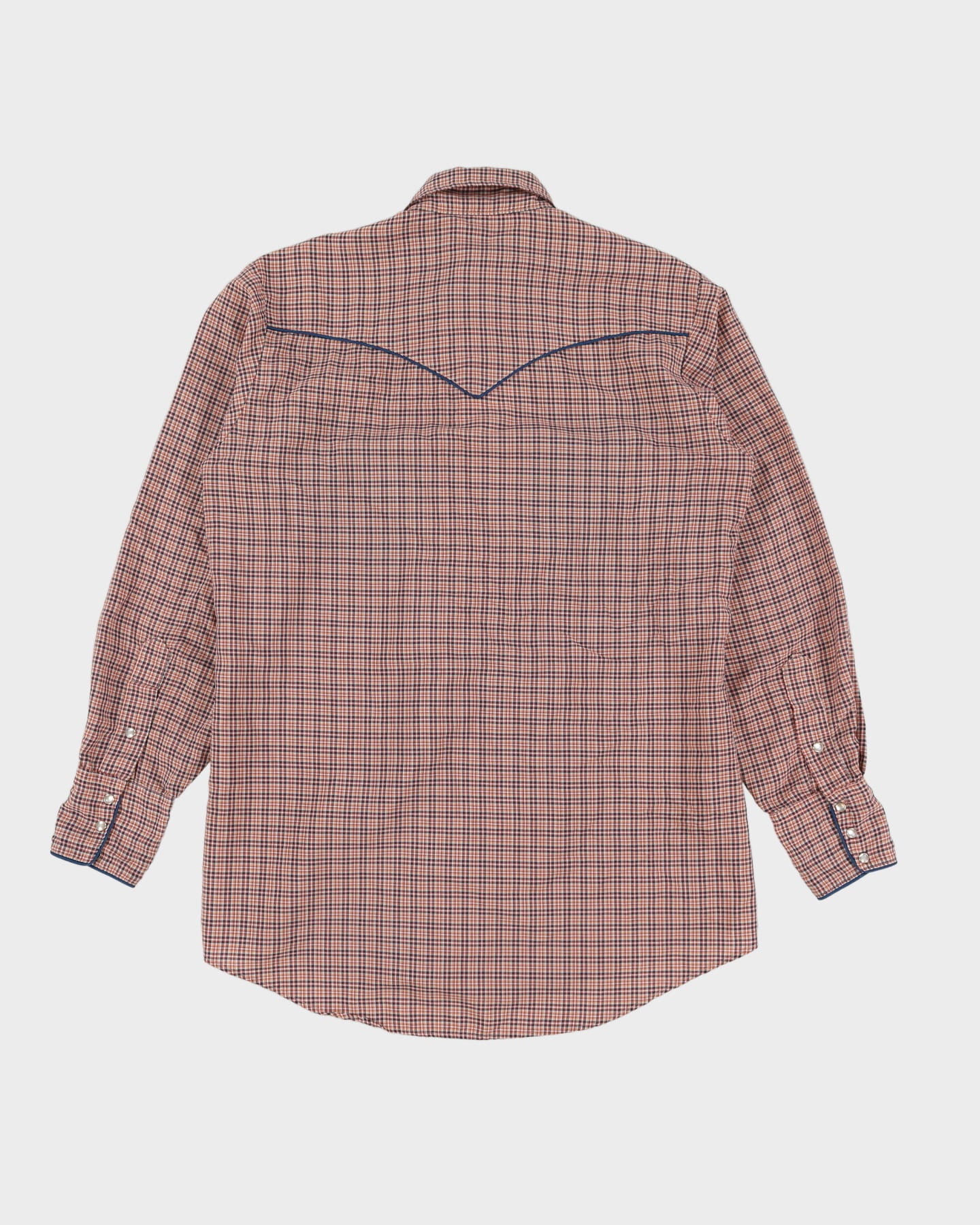 Vintage 1980s Kenny Rogers Checked Western Shirt - M