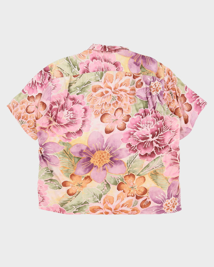 00s Jams World Pink Pattern Shirt - XL