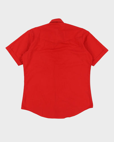 Vintage 90s Ely Cattlemen Red Short-Sleeve Shirt - XL