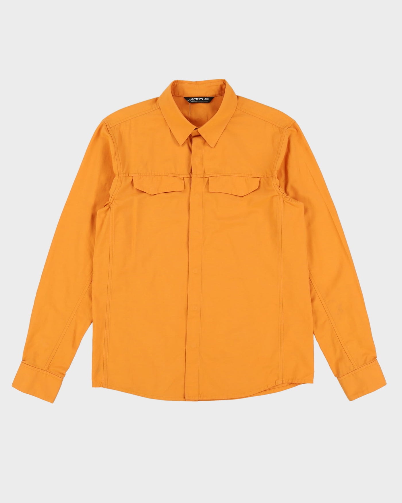 Arc'Teryx Orange Long Sleeve Work Shirt - M