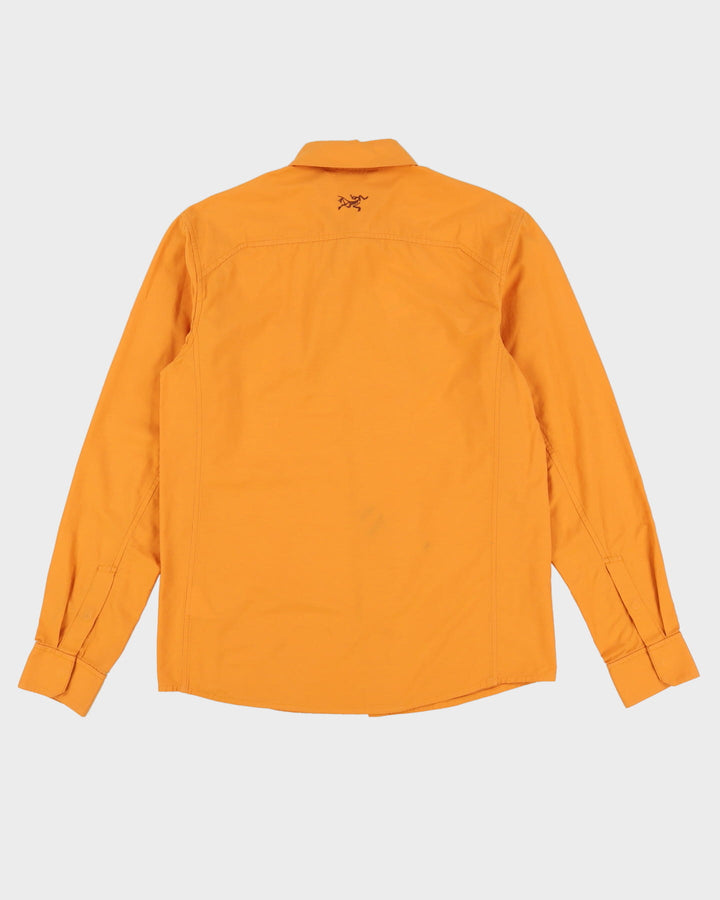 Arc'Teryx Orange Long Sleeve Work Shirt - M
