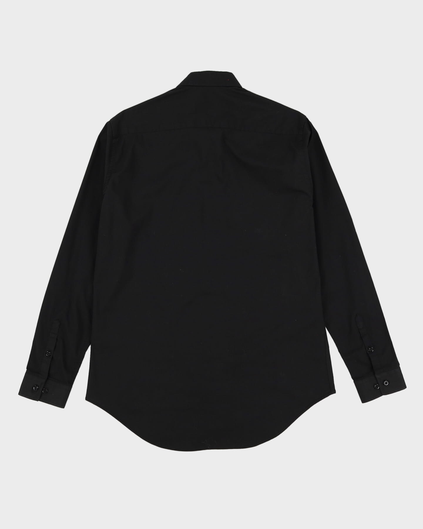 Salvatore Ferragamo Black Long-Sleeve Formal Shirt - M