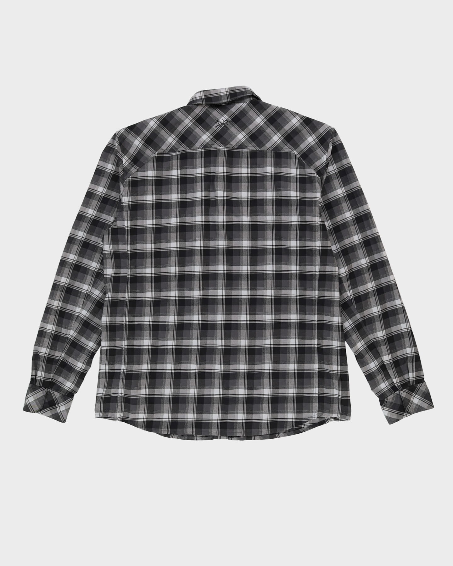 Arc'Teryx Black / Green Long-Sleeve Check Shirt - L