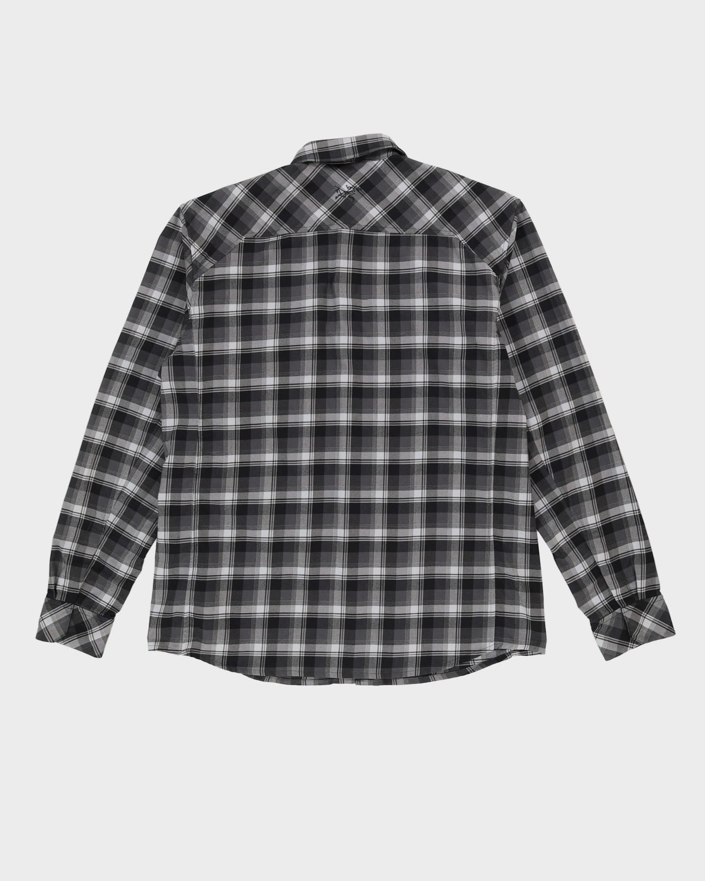Arc'Teryx Black / Green Long-Sleeve Check Shirt - L