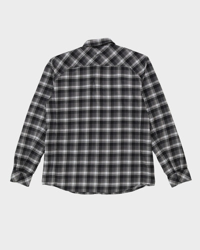 Arc'Teryx Black / Green Long-Sleeve Check Shirt - L