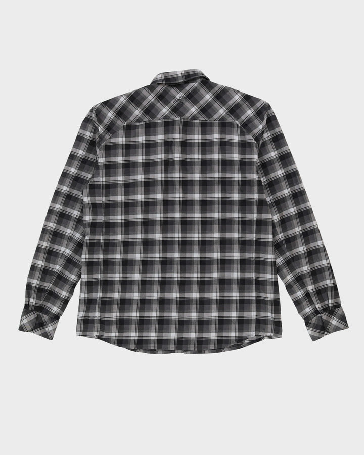 Arc'Teryx Black / Green Long-Sleeve Check Shirt - L