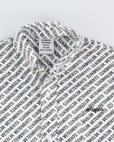 Vetements White All Over Print Long-Sleeve Oversized Shirt - S (XL)