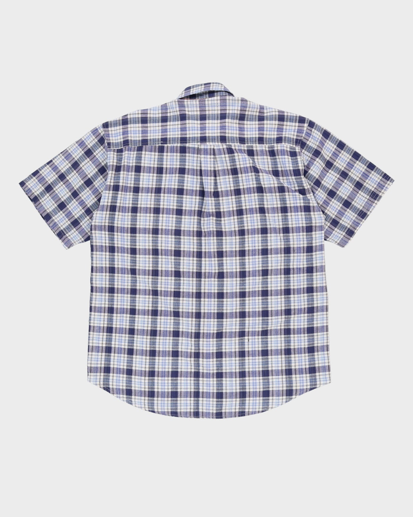Ralph Lauren Polo Sport Blue Short-Sleeve Check Shirt - XL