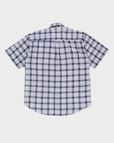 Ralph Lauren Polo Sport Blue Short-Sleeve Check Shirt - XL