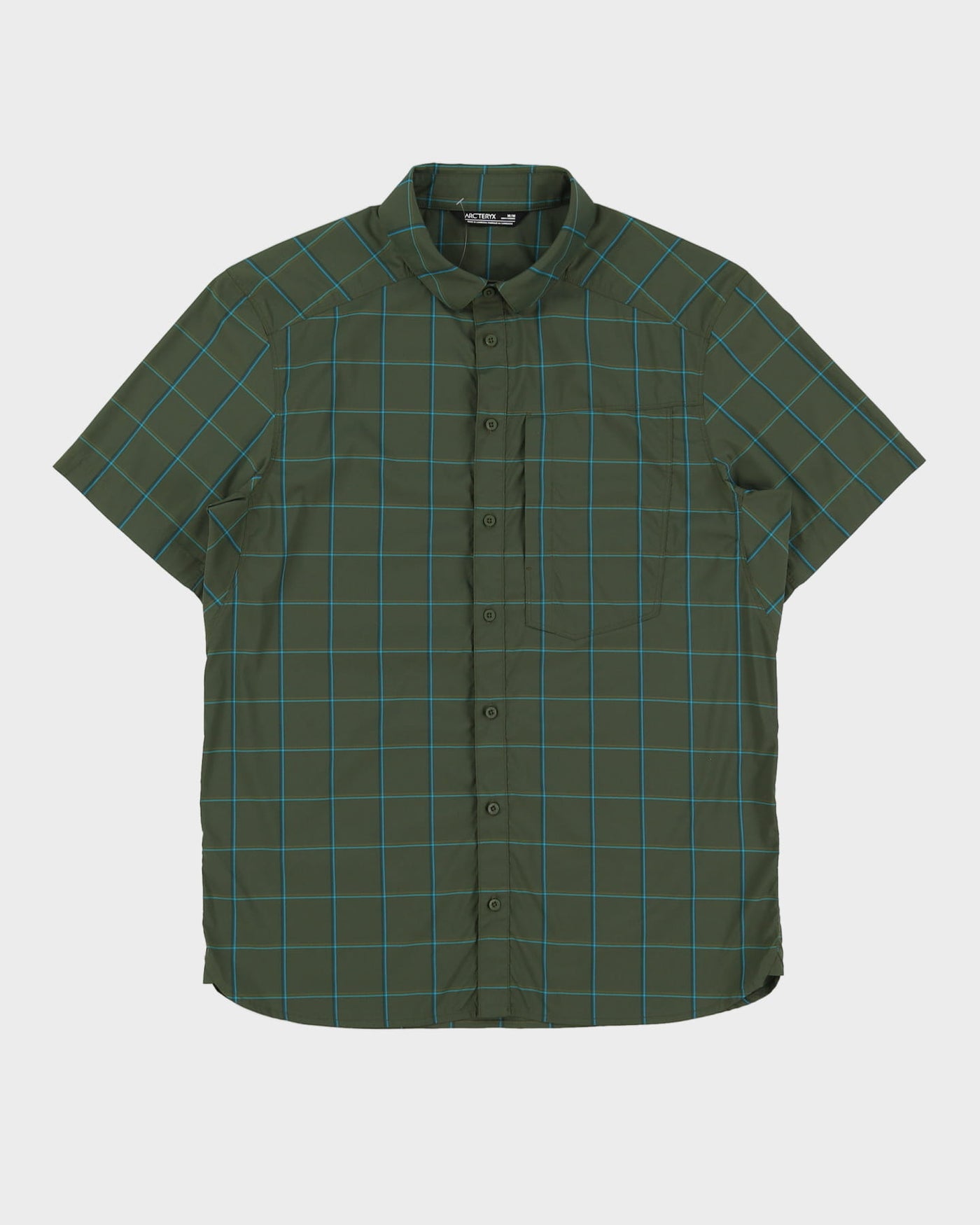 Arc'Teryx Green Check Patterned Work Shirt - M