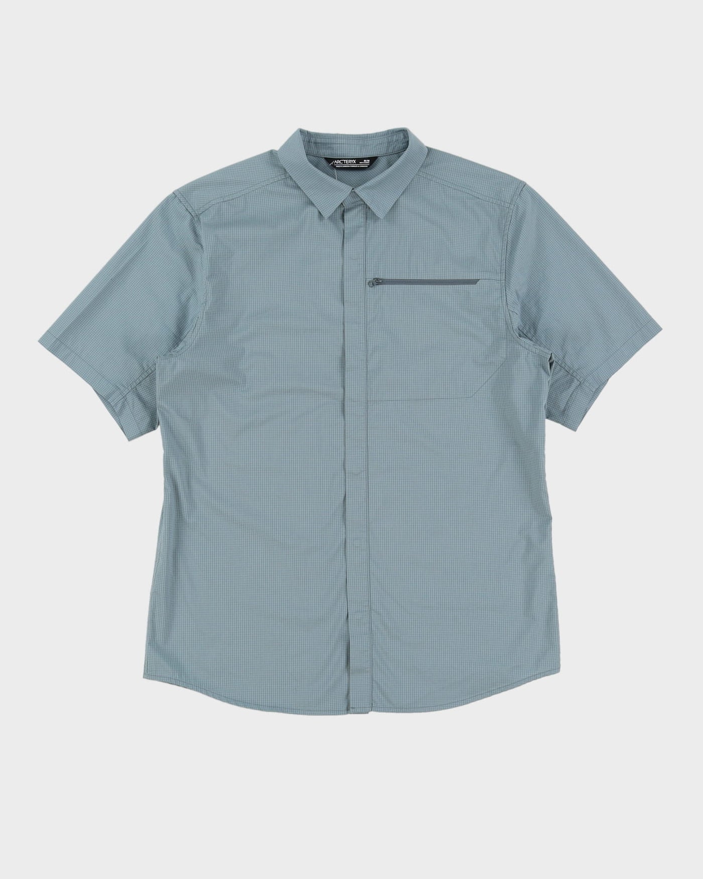 Arc'Teryx Blue Check Patterned Work Shirt - M