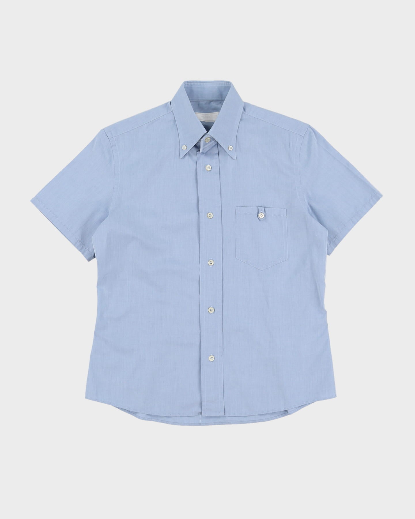 Prada Blue Short-Sleeve Shirt - S
