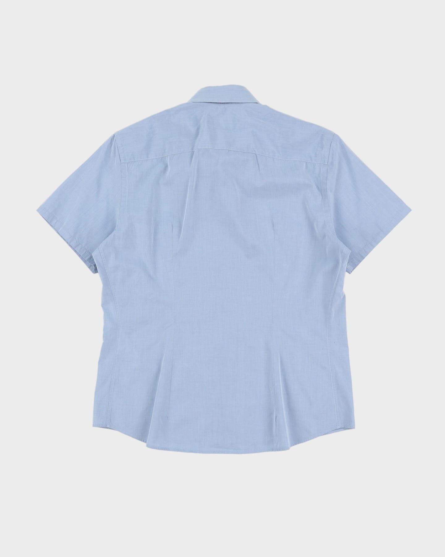 Prada Blue Short-Sleeve Shirt - S