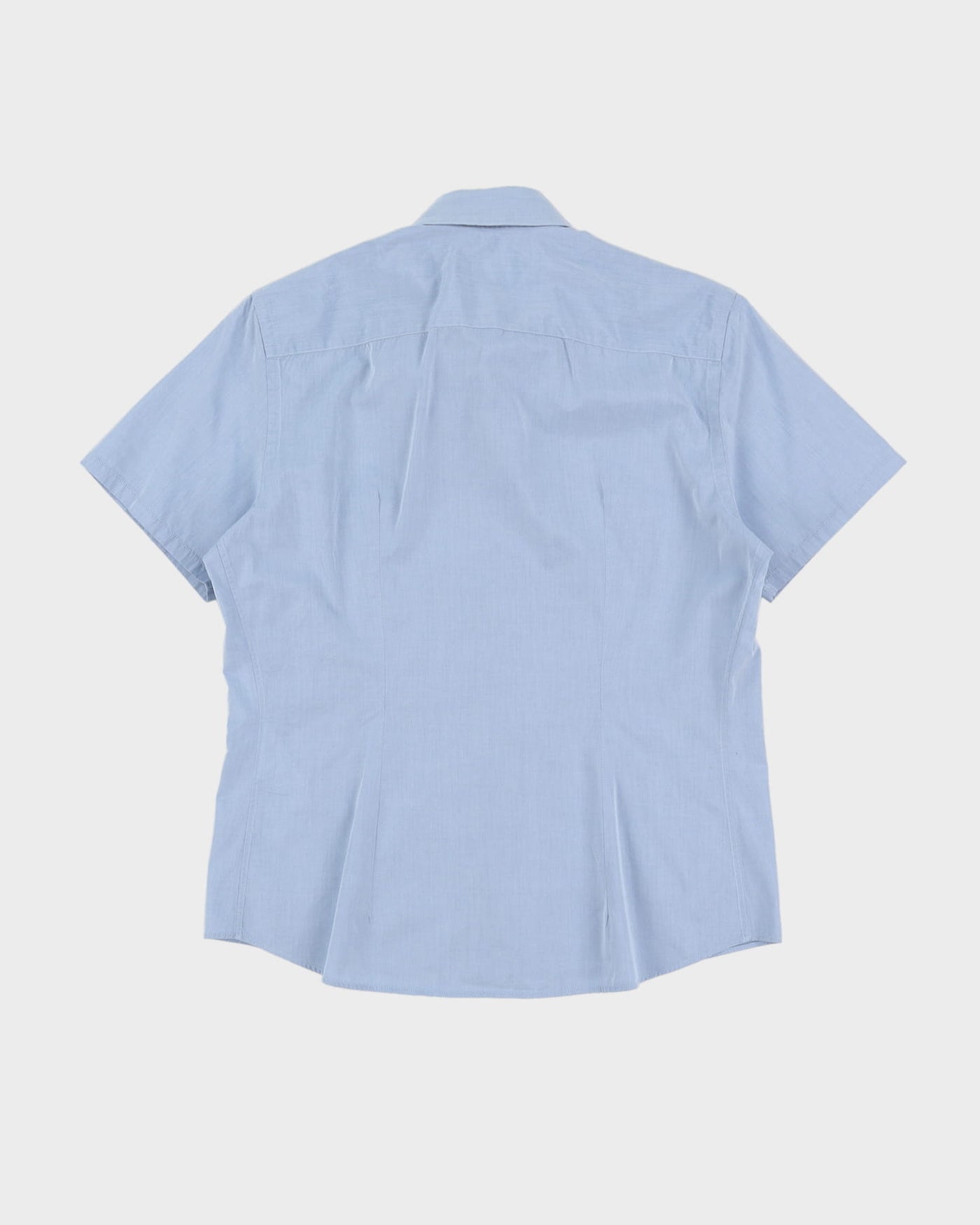 Prada Blue Short-Sleeve Shirt - S