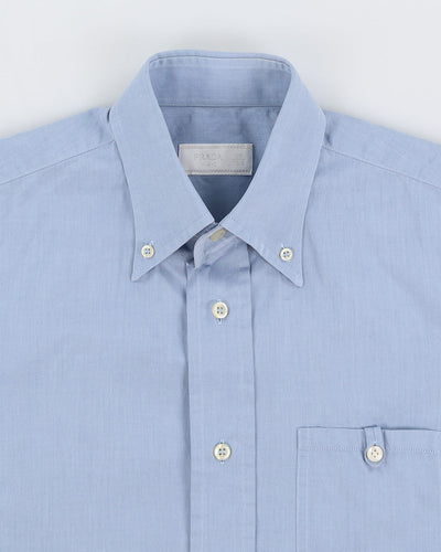 Prada Blue Short-Sleeve Shirt - S