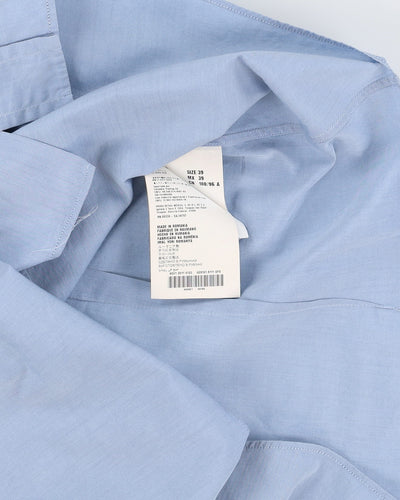 Prada Blue Short-Sleeve Shirt - S