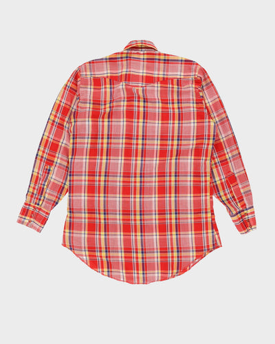 Vintage 80s Wrangler Red Check Western Shirt - XL / XXL