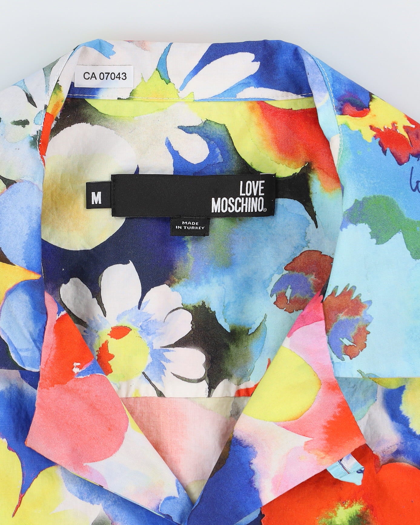 Love Moschino Floral Patterned Short-Sleeve Shirt - M