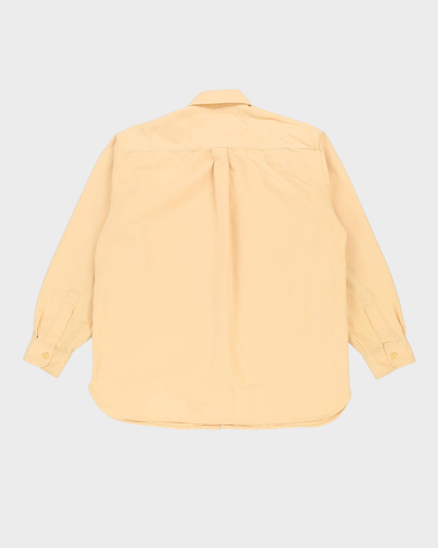 Vintage 90s L.L. Bean Long-Sleeve Yellow Shirt - XL