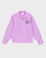 Vintage 80s Western Bowling Association Purple Long-Sleeve Bowling Shirt - M