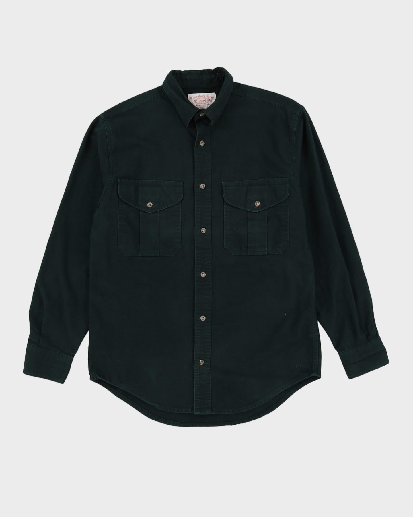 Filson Green Denim Over Shirt - S