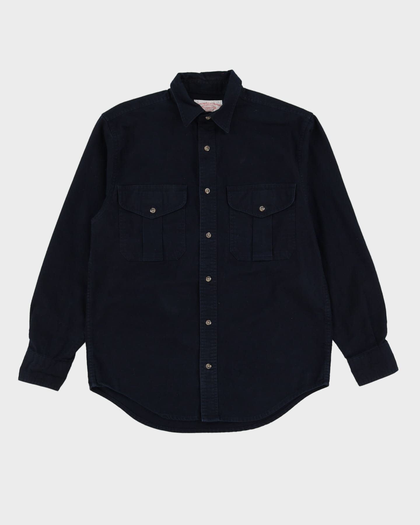 Filson Navy Denim Over Shirt - S