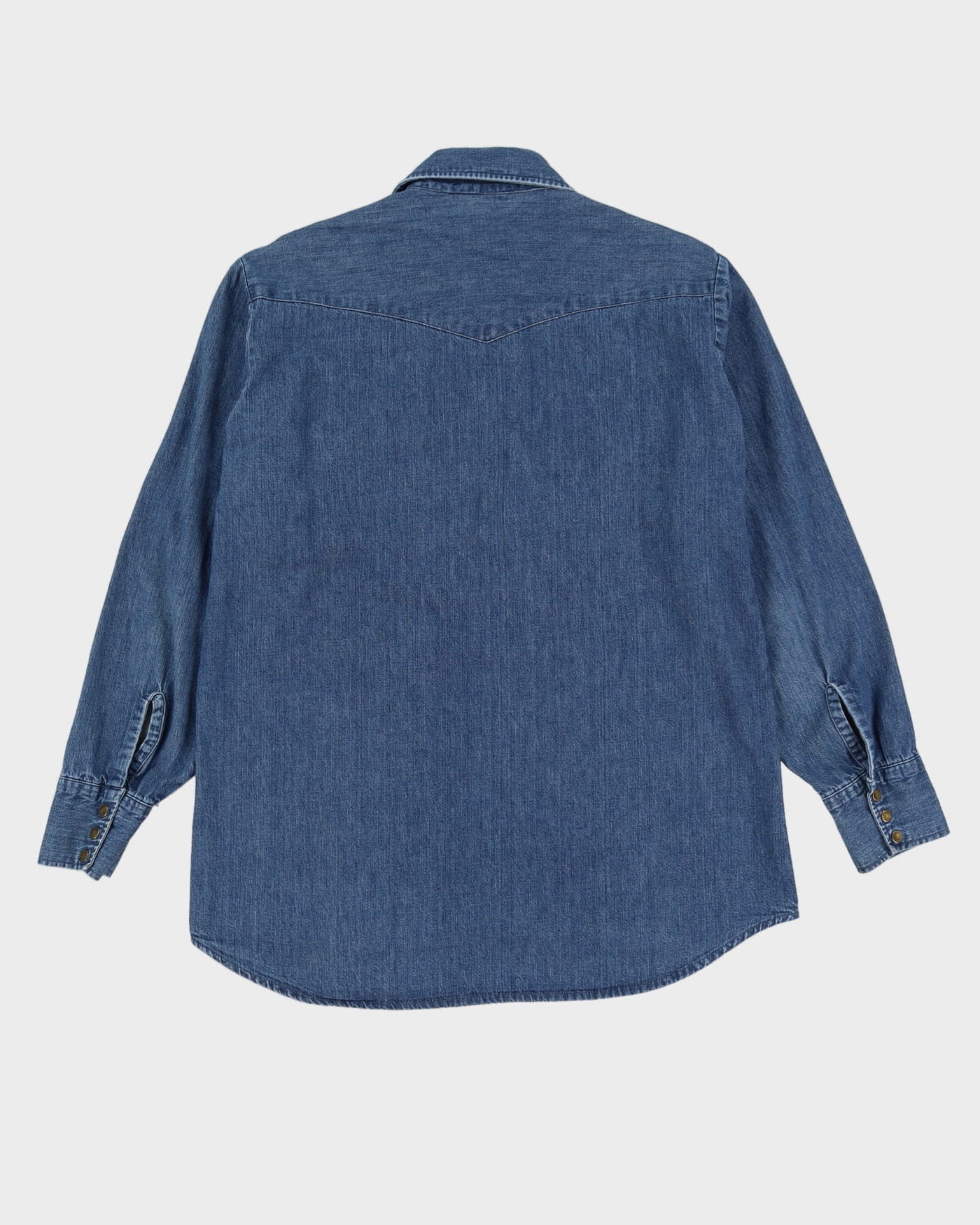 Vintage 80s LEE Blue Western Denim Shirt - XL