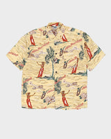 Vintage 90s Gotcha Aloha Hawaii Patterned Oversized Hawaiian Shirt - L