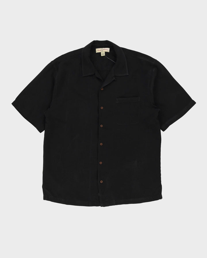 Tommy Bahama Black Oversized Silk Shirt - L